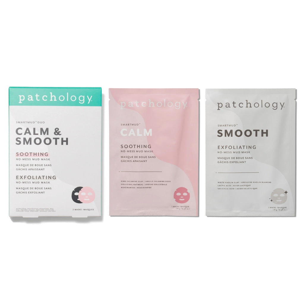SmartMud™ Duo: Calm & Smooth No-Mess Mud Masks