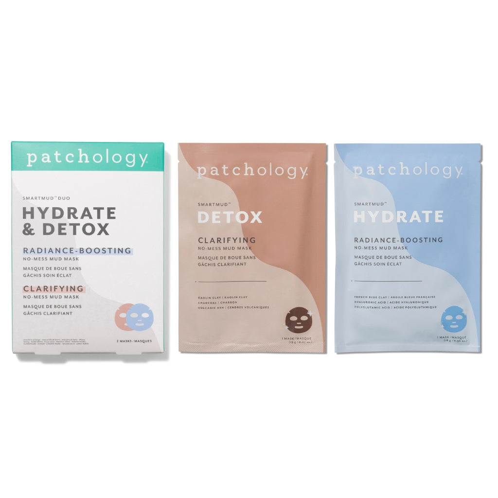 SmartMud™ Duo: Hydrate & Detox No-Mess Mud Masks