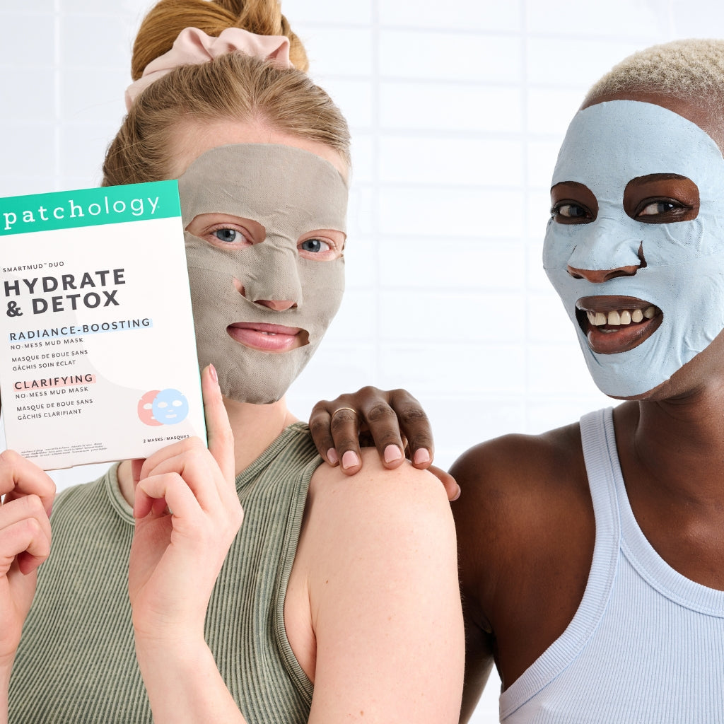 SmartMud™ Duo: Hydrate & Detox No-Mess Mud Masks