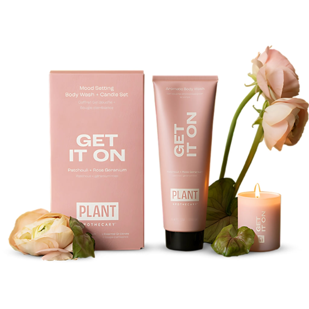 Get It On Kit Alluring Aromatic Body Wash & Candle Set