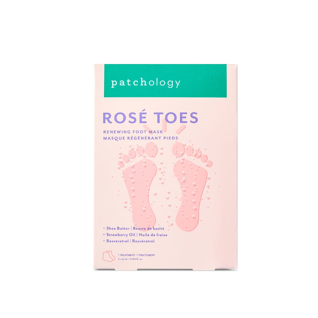 Rosé Toes Renewing Foot Mask